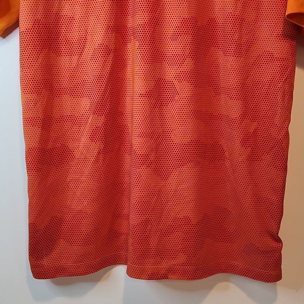 Adidas Climachill Orange Camo Golf Polo Shirt Men's Size XL EUC VERY NICE!! - Picture 7 of 10
